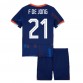 Seconda Maglia Paesi Bassi F. De Jong 21 Euro 2024 Bambino